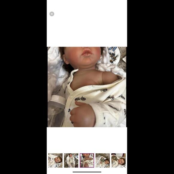 Reborn Baby Boy Doll Full Silicone Vinyl Anatomically Correct & Accessories - Picture 12 of 12